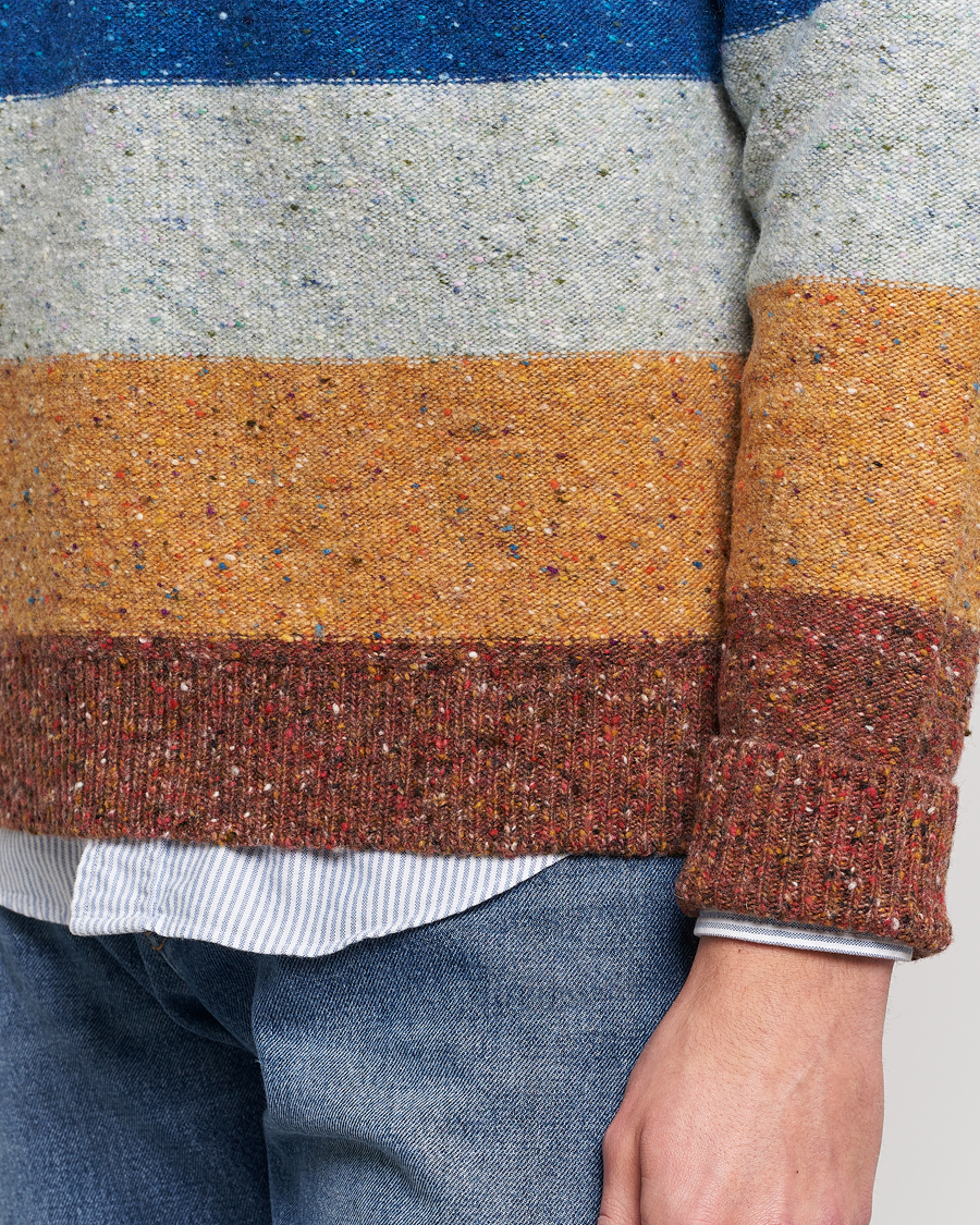 Homme | Pulls Et Tricots | Paul Smith | Heavy Knitted Stripe Sweater Blue