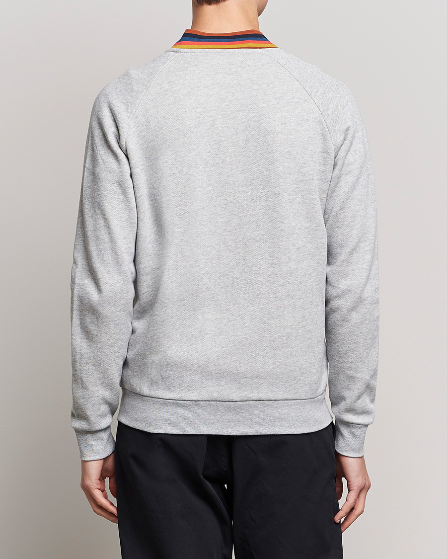 Homme | Paul Smith Bright Stripe Sweat Full Zip Grey | Paul Smith | Bright Stripe Sweat Full Zip Grey