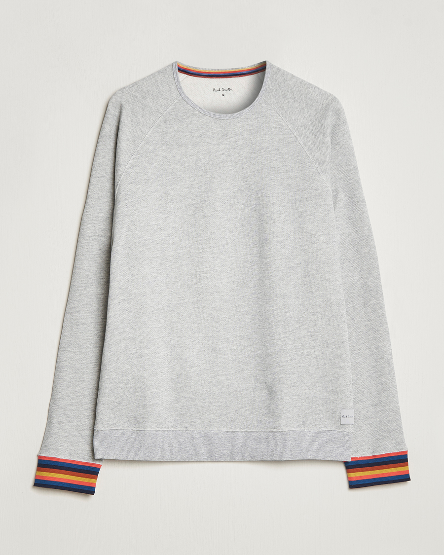 Homme | Paul Smith Bright Stripe Sweatshirt Grey | Paul Smith | Bright Stripe Sweatshirt Grey