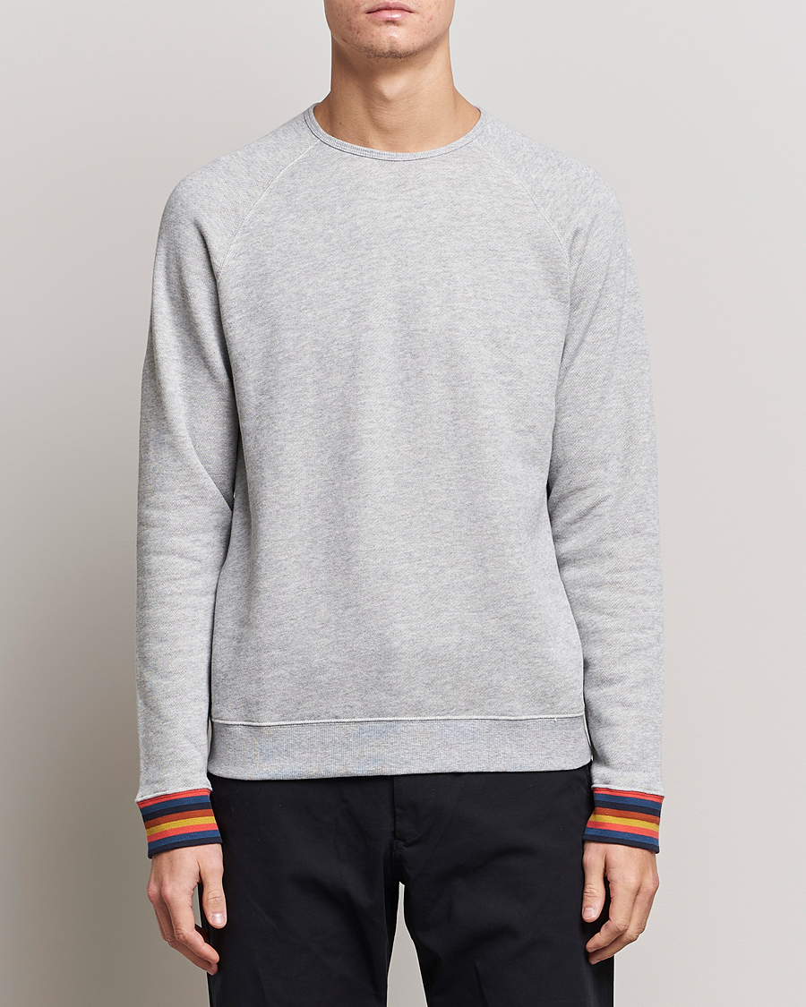 Homme | Paul Smith Bright Stripe Sweatshirt Grey | Paul Smith | Bright Stripe Sweatshirt Grey
