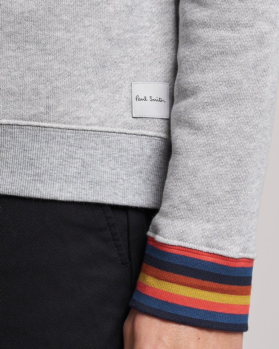 Homme | Paul Smith Bright Stripe Sweatshirt Grey | Paul Smith | Bright Stripe Sweatshirt Grey