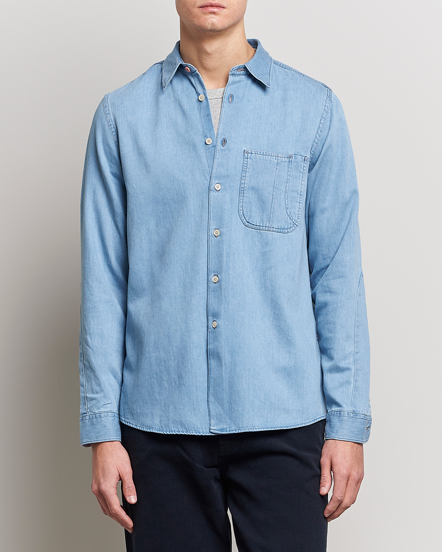 Homme | Chemises | PS Paul Smith | Regular Fit Denim Shirt Light Blue