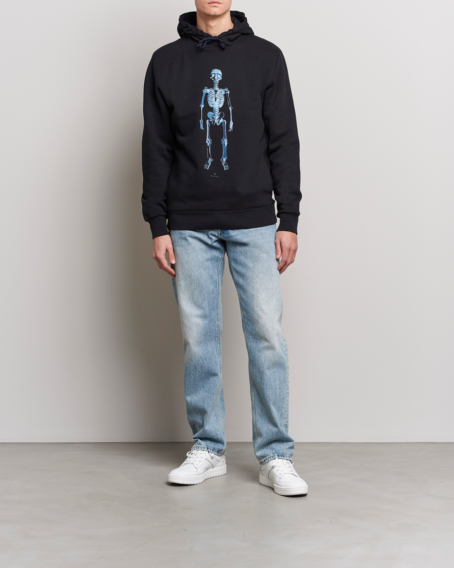 Homme | Pulls Et Tricots | PS Paul Smith | Skeleton Organic Cotton Hoodie Black