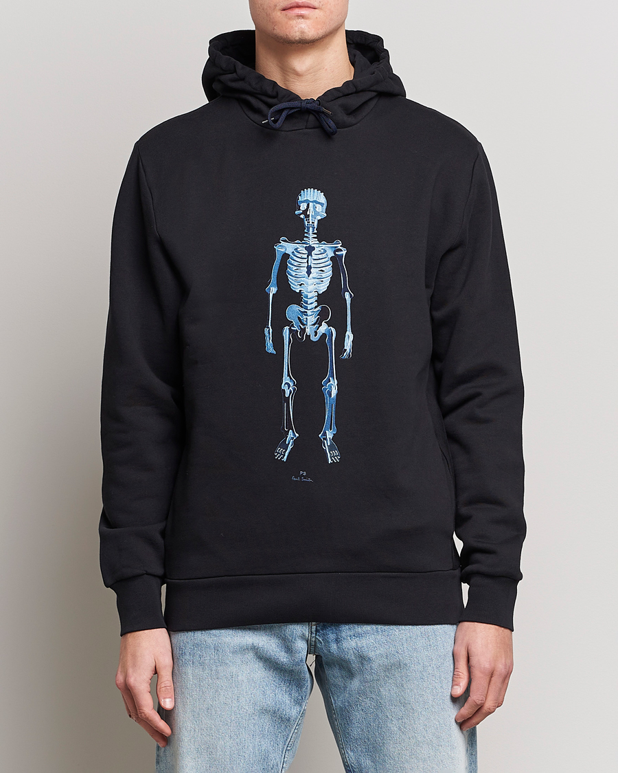 Homme | Pulls Et Tricots | PS Paul Smith | Skeleton Organic Cotton Hoodie Black