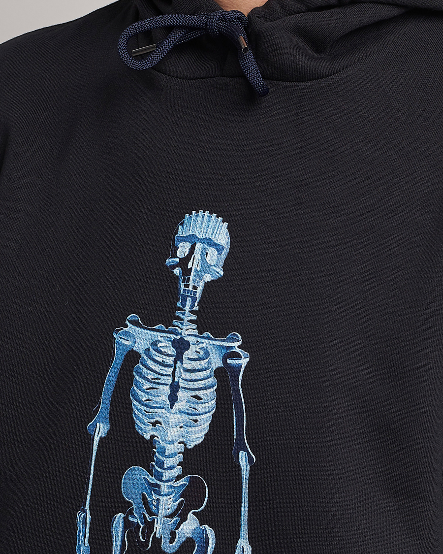 Homme | Pulls Et Tricots | PS Paul Smith | Skeleton Organic Cotton Hoodie Black