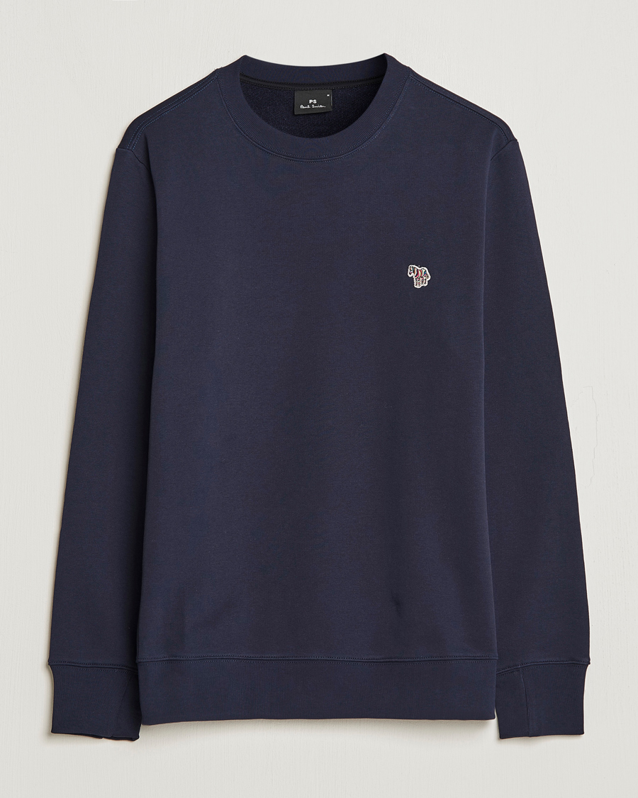 Homme | Pulls Et Tricots | PS Paul Smith | Zebra Organic Cotton Sweatshirt Navy