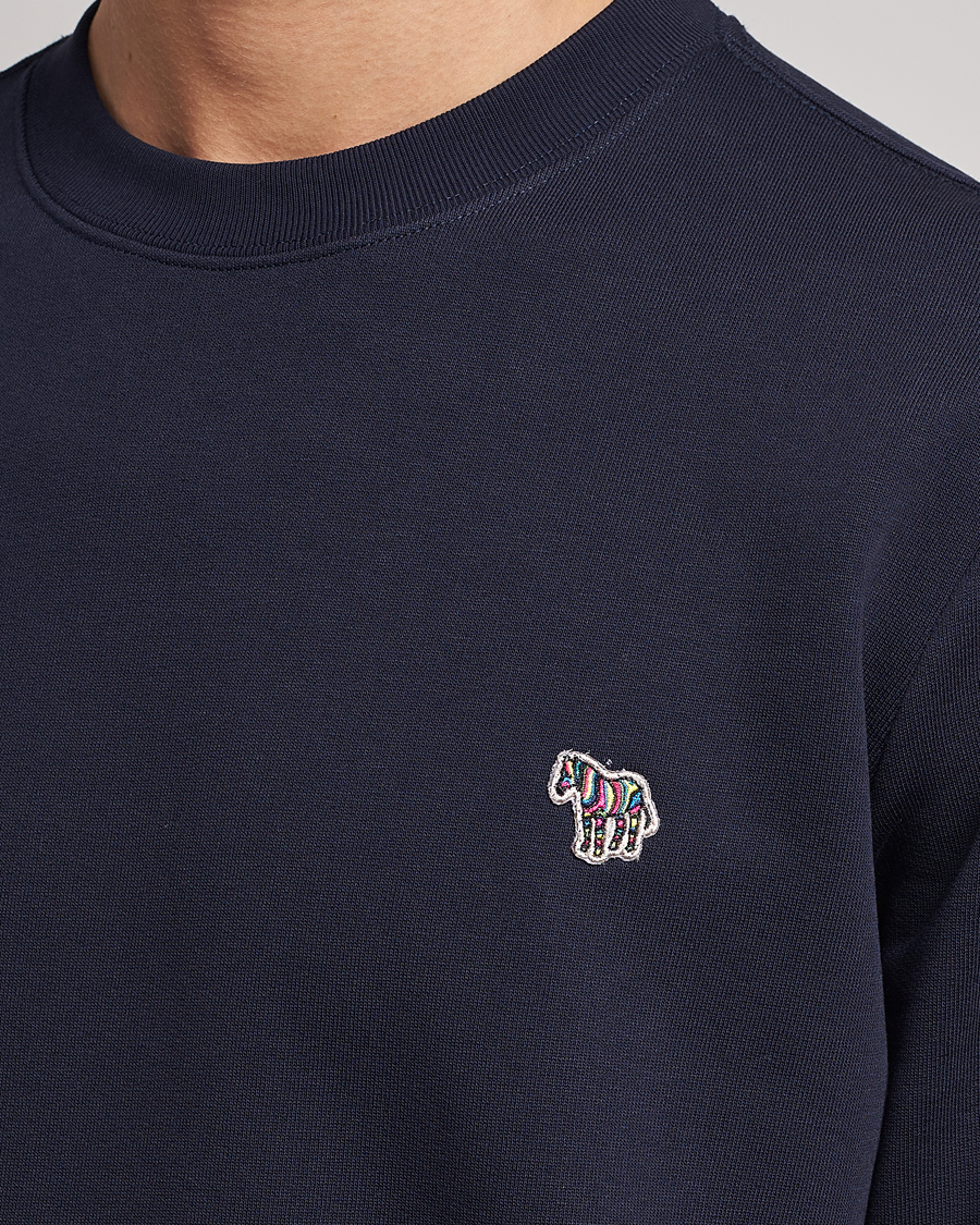 Homme | Pulls Et Tricots | PS Paul Smith | Zebra Organic Cotton Sweatshirt Navy