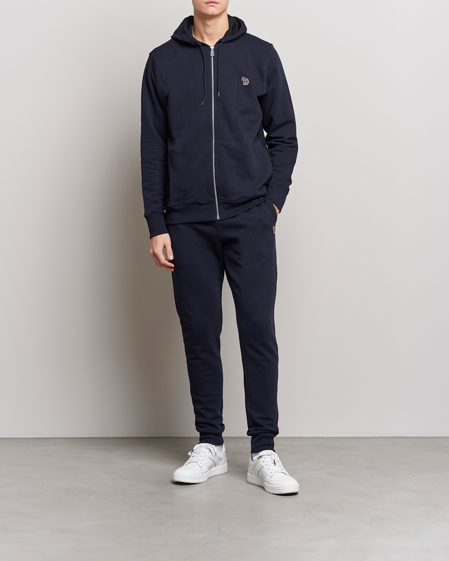 Homme | Pantalons | PS Paul Smith | Zebra Organic Cotton Sweatpants Navy