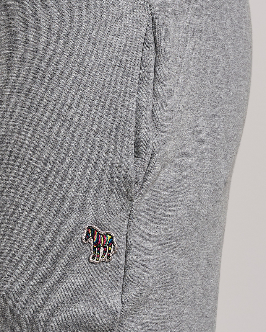 Homme | Pantalons | PS Paul Smith | Zebra Organic Cotton Sweatpants Grey Melange