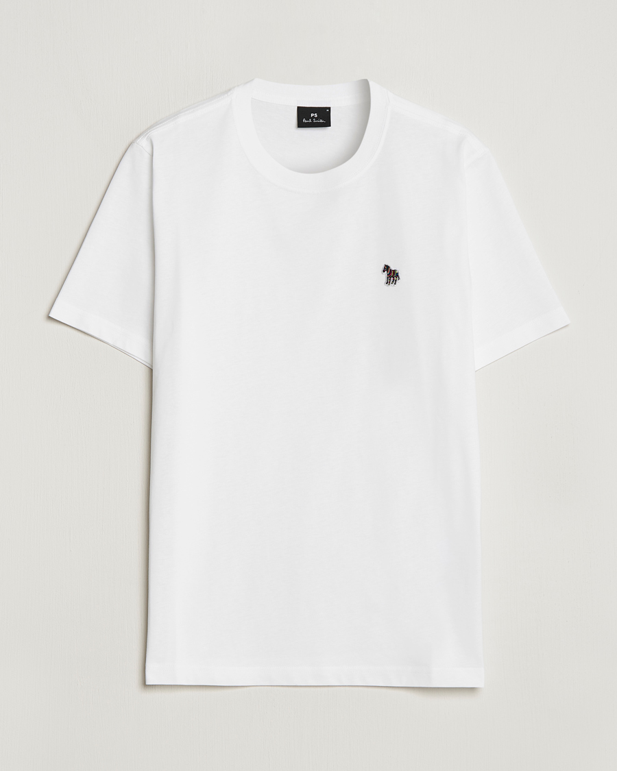 Homme | T-shirts | PS Paul Smith | Organic Cotton Zebra T-Shirt White