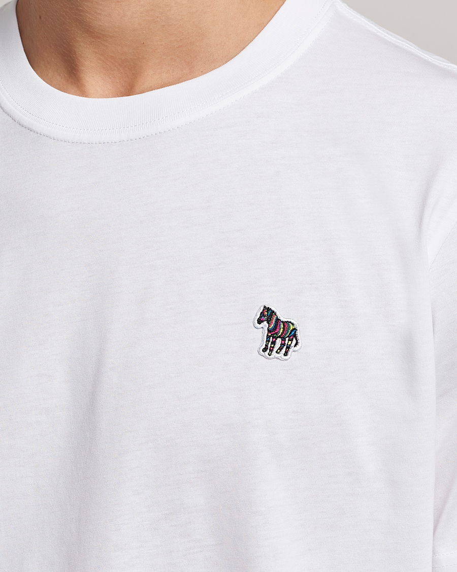 Homme | T-shirts | PS Paul Smith | Organic Cotton Zebra T-Shirt White
