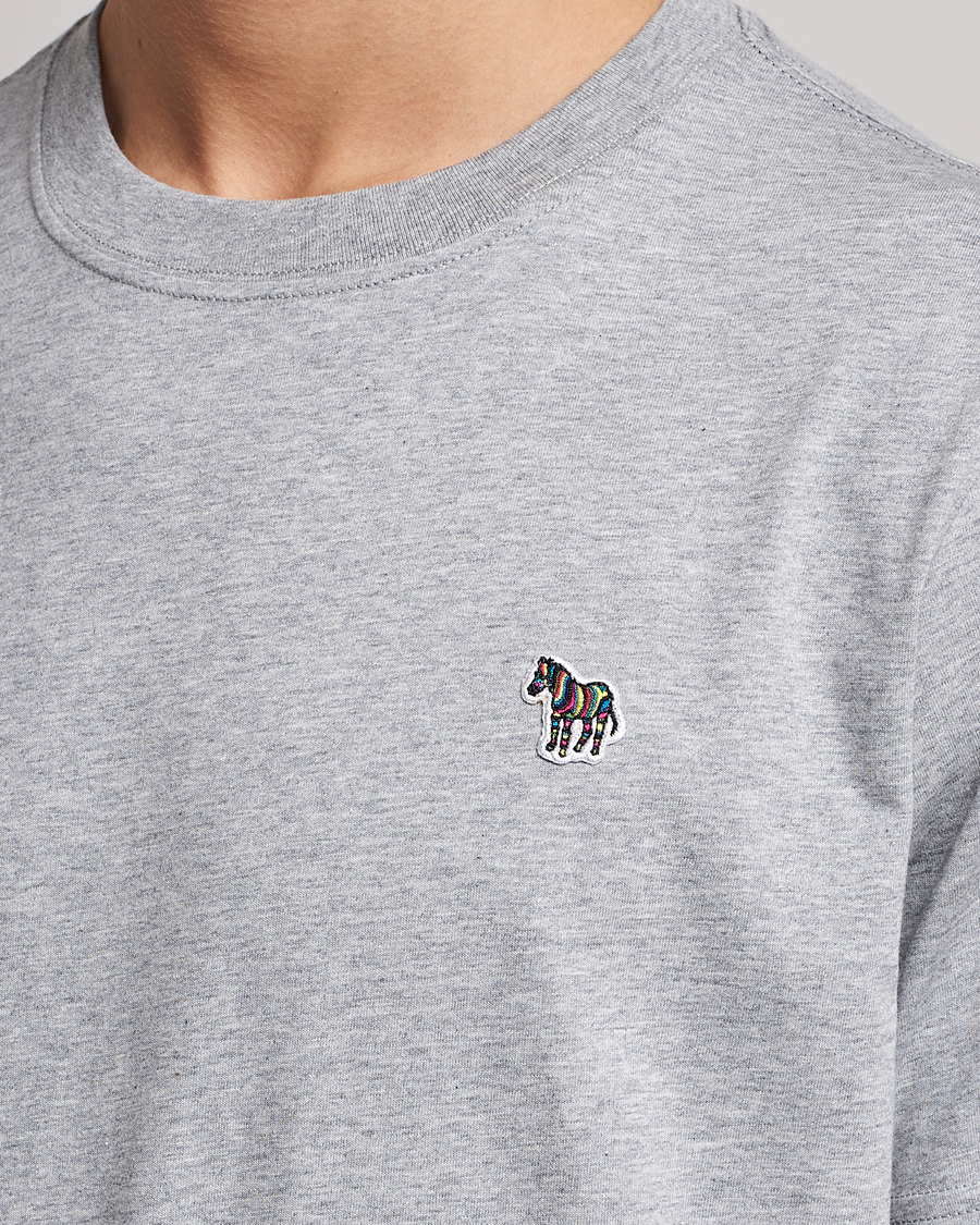 Homme | T-shirts | PS Paul Smith | Organic Cotton Zebra T-Shirt Grey