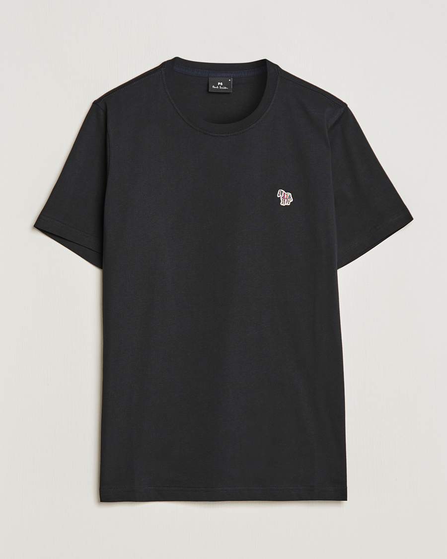 Homme | T-shirts | PS Paul Smith | Classic Organic Cotton Zebra T-Shirt Black