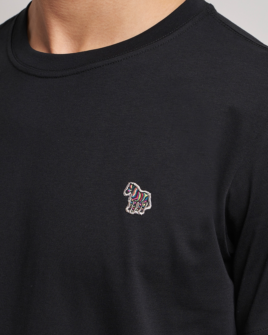 Homme | T-shirts | PS Paul Smith | Classic Organic Cotton Zebra T-Shirt Black