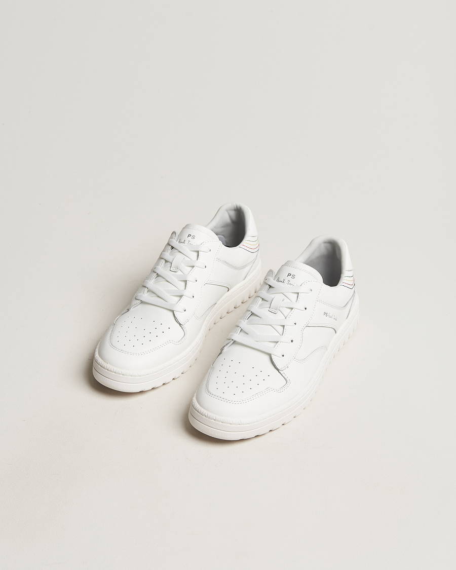 Homme | PS Paul Smith Liston Leather Sneaker White | PS Paul Smith | Liston Leather Sneaker White