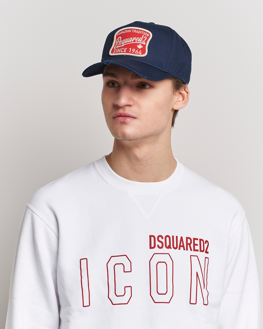 Homme | Dsquared2 Canadian Tradition Baseball Cap Navy | Dsquared2 | Canadian Tradition Baseball Cap Navy