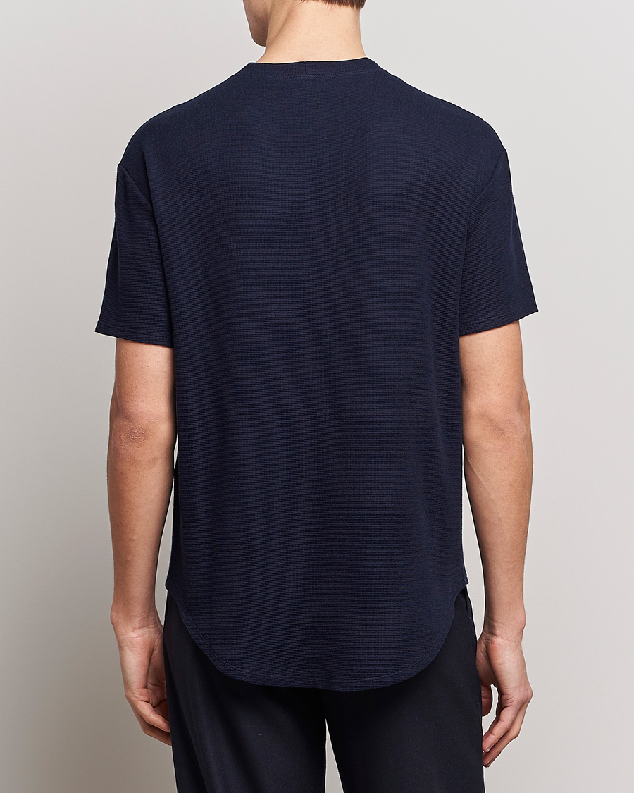 Homme | T-shirts | Giorgio Armani | Cotton/Cashmere T-Shirt Navy