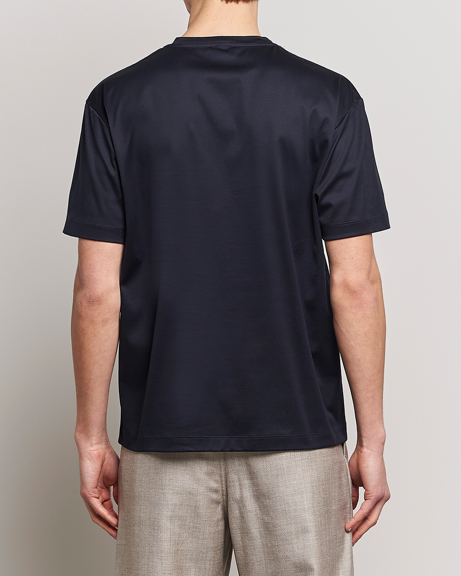 Homme | T-shirts | Giorgio Armani | Abstract Logo T-Shirt Navy
