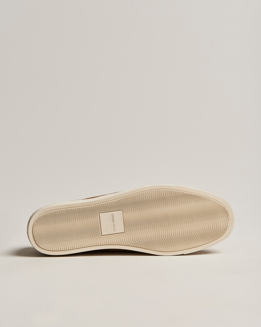 Homme | Giorgio Armani Suede Casual Shoe Brown | Giorgio Armani | Suede Casual Shoe Brown