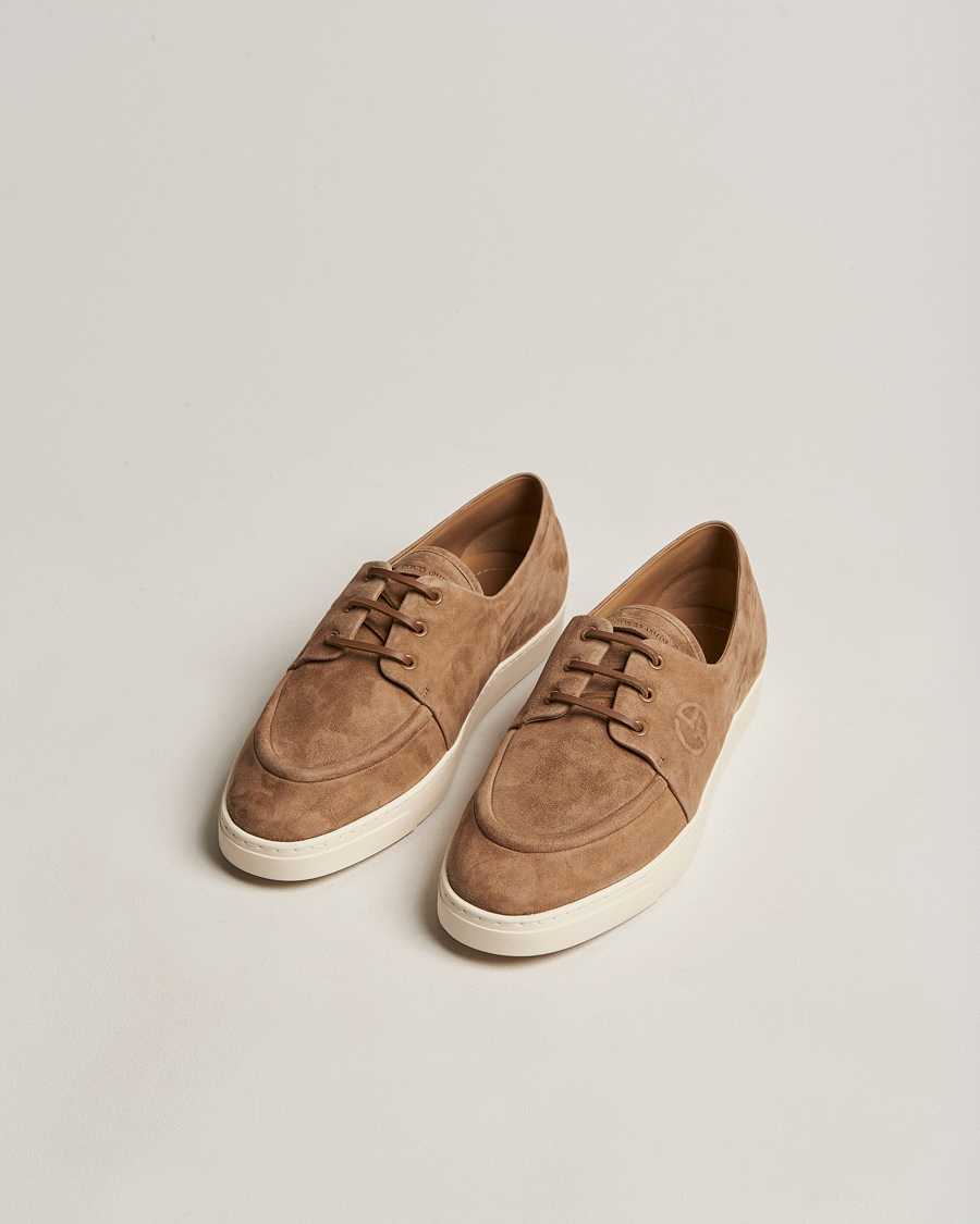 Homme | Giorgio Armani Suede Casual Shoe Brown | Giorgio Armani | Suede Casual Shoe Brown