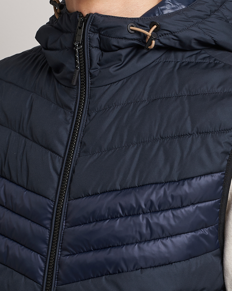 Homme | Gilets | BOSS BLACK | Coviltra Down Hooded Vest Dark Blue