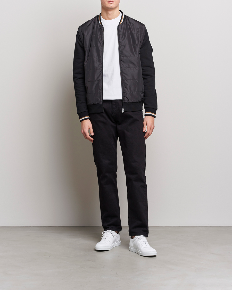 Homme | Manteaux Et Vestes | BOSS BLACK | Skiles Hybrid Jacket Black