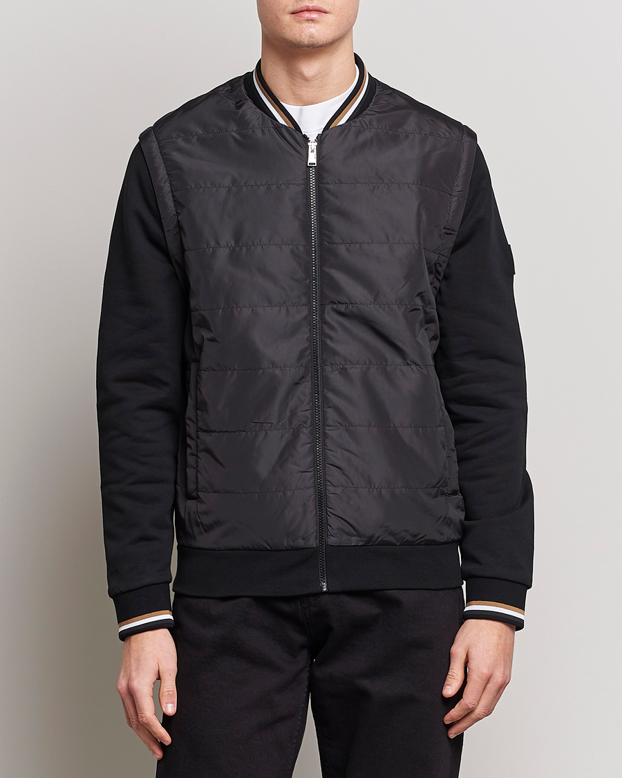 Homme | Manteaux Et Vestes | BOSS BLACK | Skiles Hybrid Jacket Black