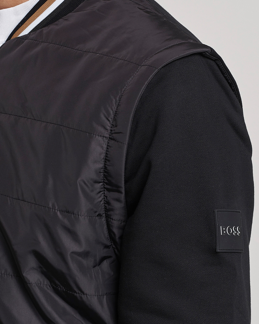 Homme | Manteaux Et Vestes | BOSS BLACK | Skiles Hybrid Jacket Black