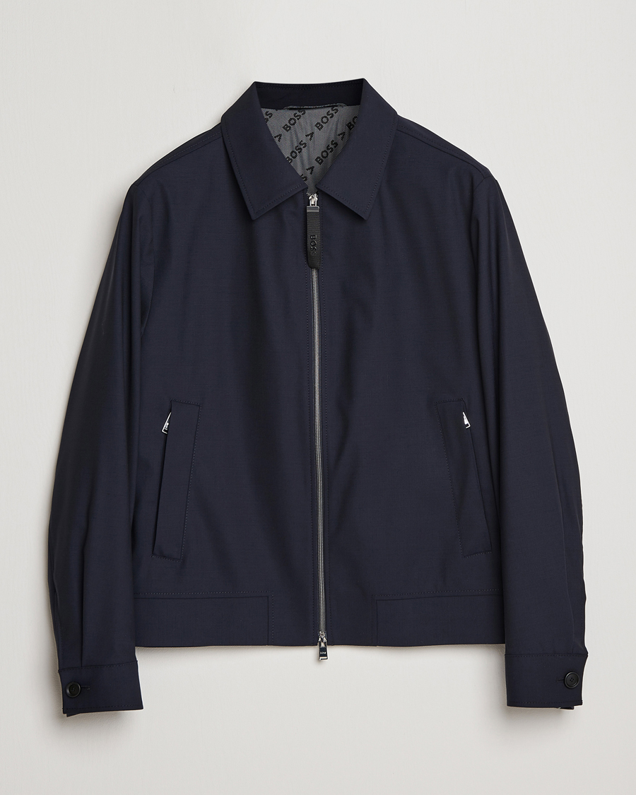 Homme | Manteaux Et Vestes | BOSS BLACK | Hanry Wing Jacket Dark Blue