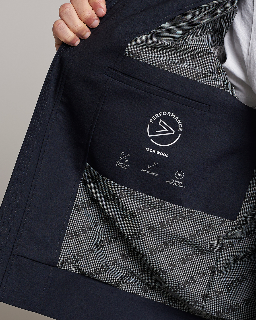 Homme | Manteaux Et Vestes | BOSS BLACK | Hanry Wing Jacket Dark Blue