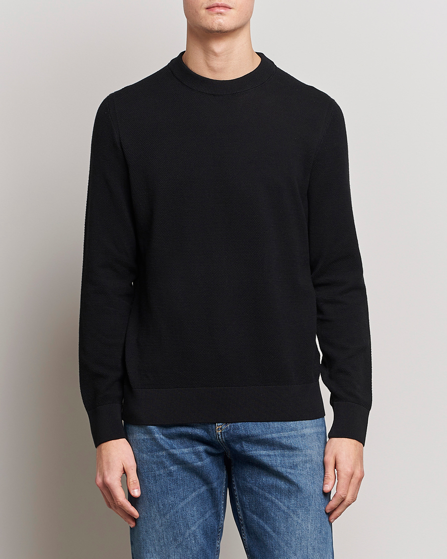 Homme | Pulls Et Tricots | BOSS BLACK | Ecaio Knitted Sweater Black