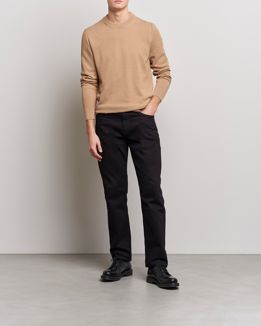 Homme | Pulls Et Tricots | BOSS BLACK | Ecaio Knitted Sweater Medium Beige