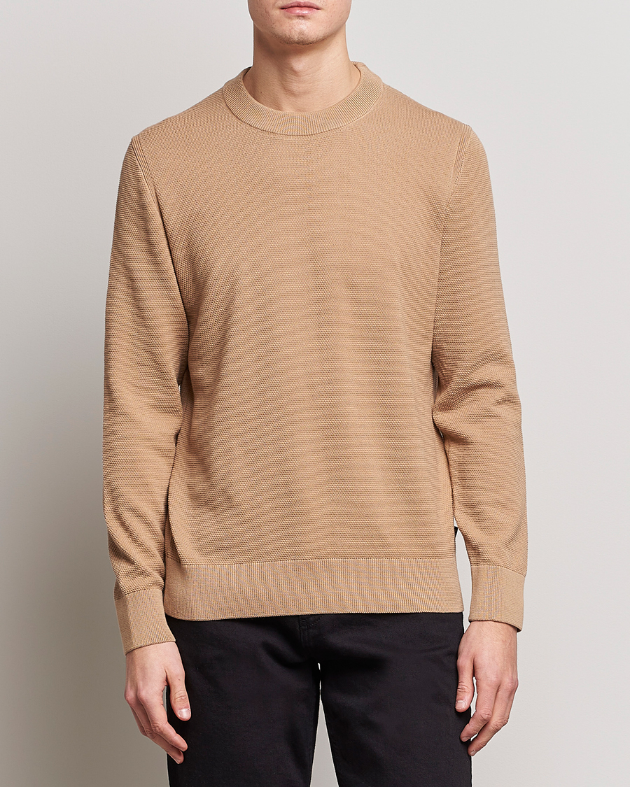 Homme | Pulls Et Tricots | BOSS BLACK | Ecaio Knitted Sweater Medium Beige