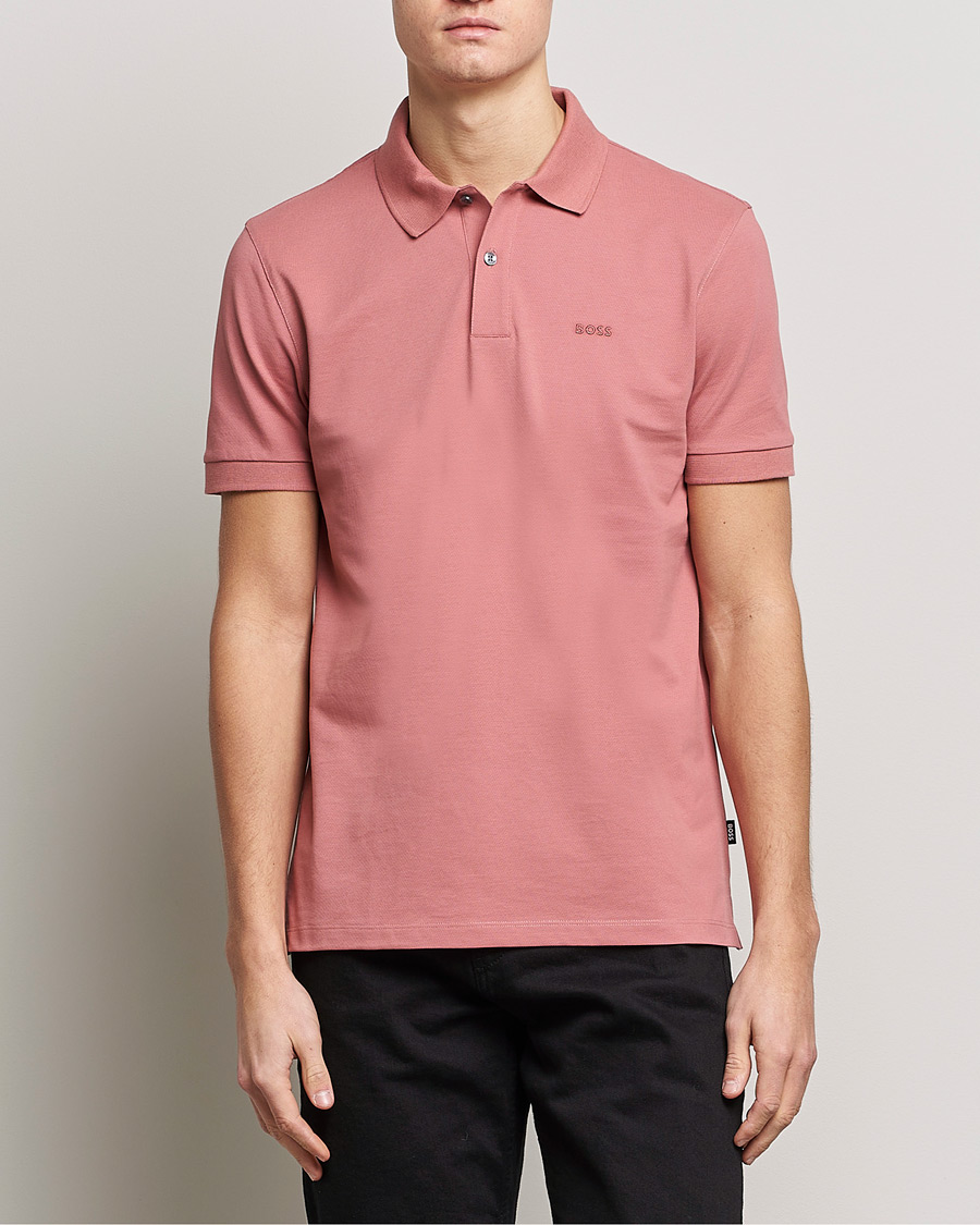 Homme | Polos | BOSS BLACK | Pallas Polo Open Pink