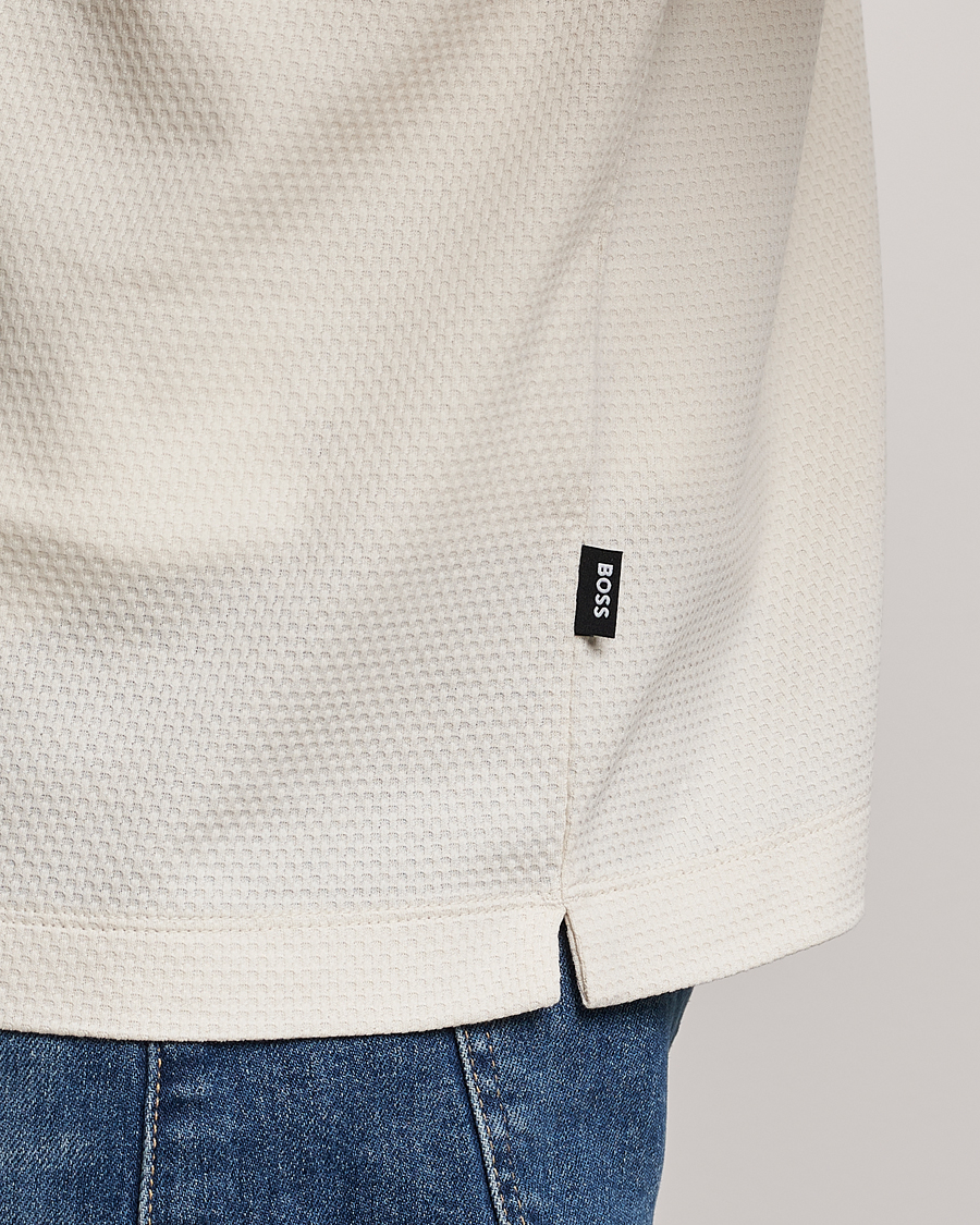 Homme | Polos | BOSS BLACK | Paras Structured Polo Open White