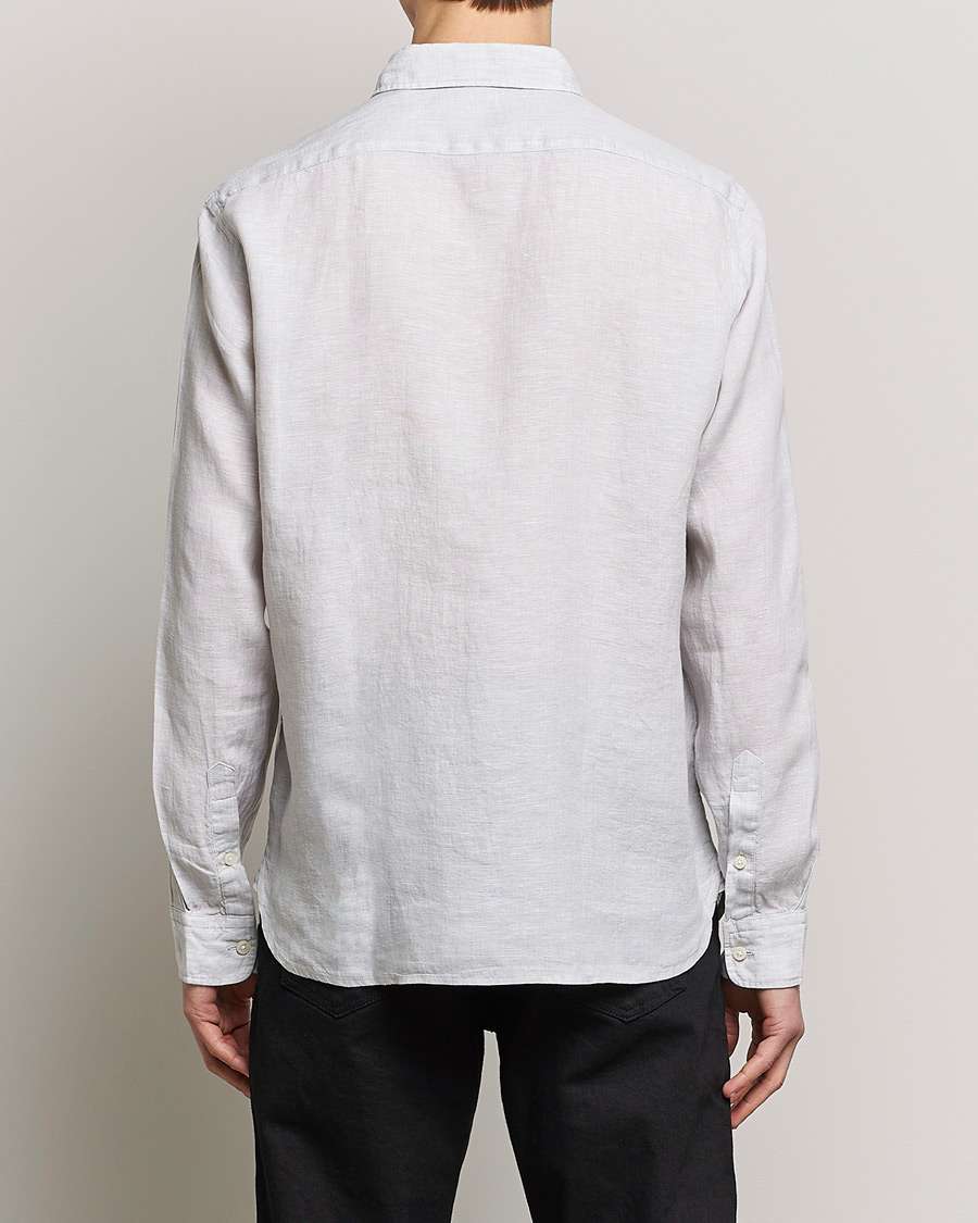 Homme | Chemises | BOSS BLACK | Liam Linen Shirt Light Grey