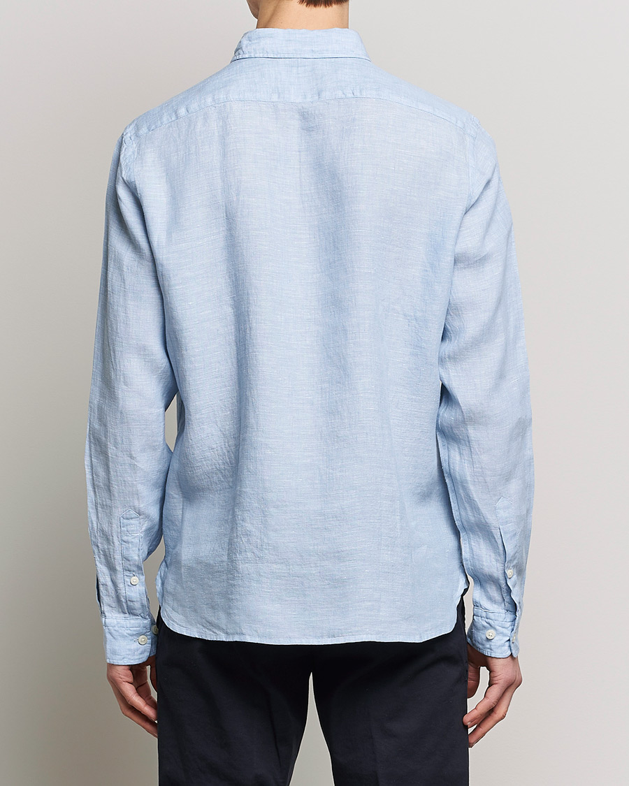 Homme | Chemises | BOSS BLACK | Liam Linen Shirt Open Blue