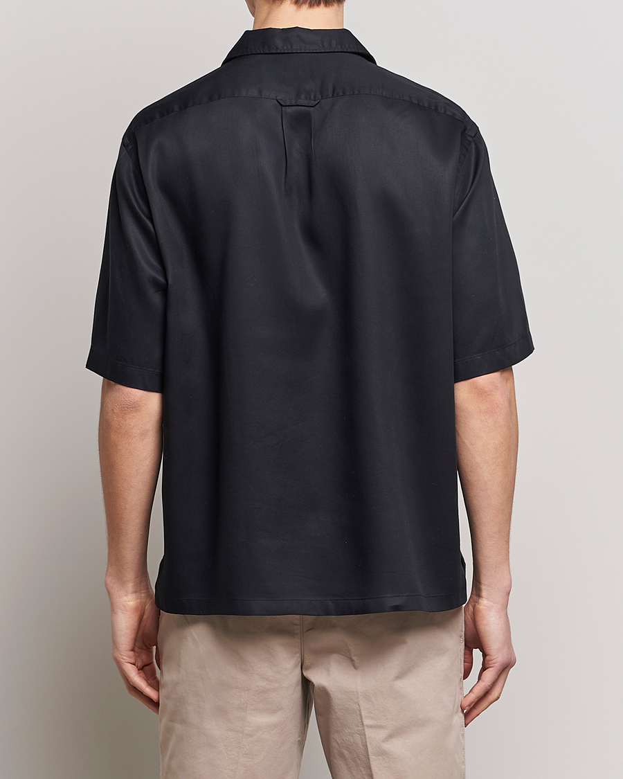 Homme | Chemises | BOSS BLACK | Lars Resort Collar Short Sleeve Black