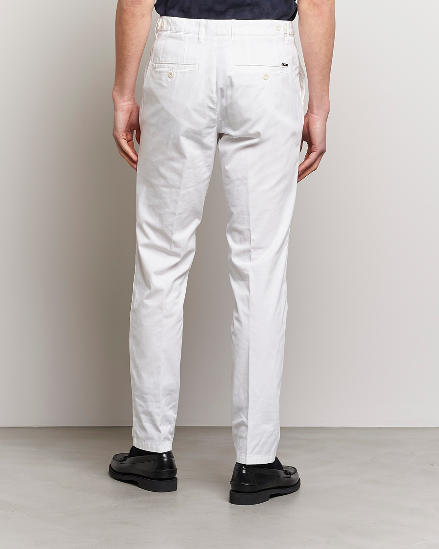 Homme | Pantalons | BOSS BLACK | Genius Cotton Trousers White