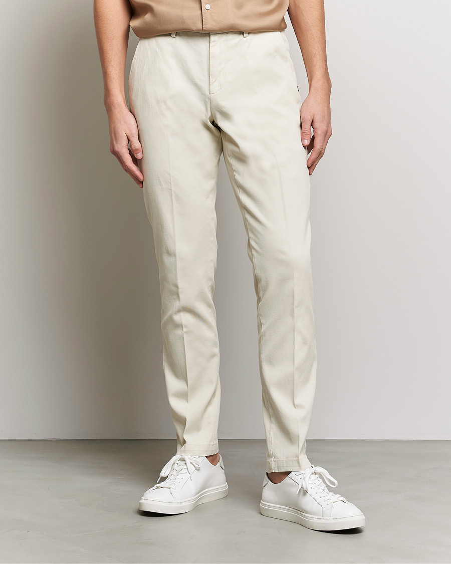 Homme | Pantalons | BOSS BLACK | Kaito1 Structured Trousers Open White