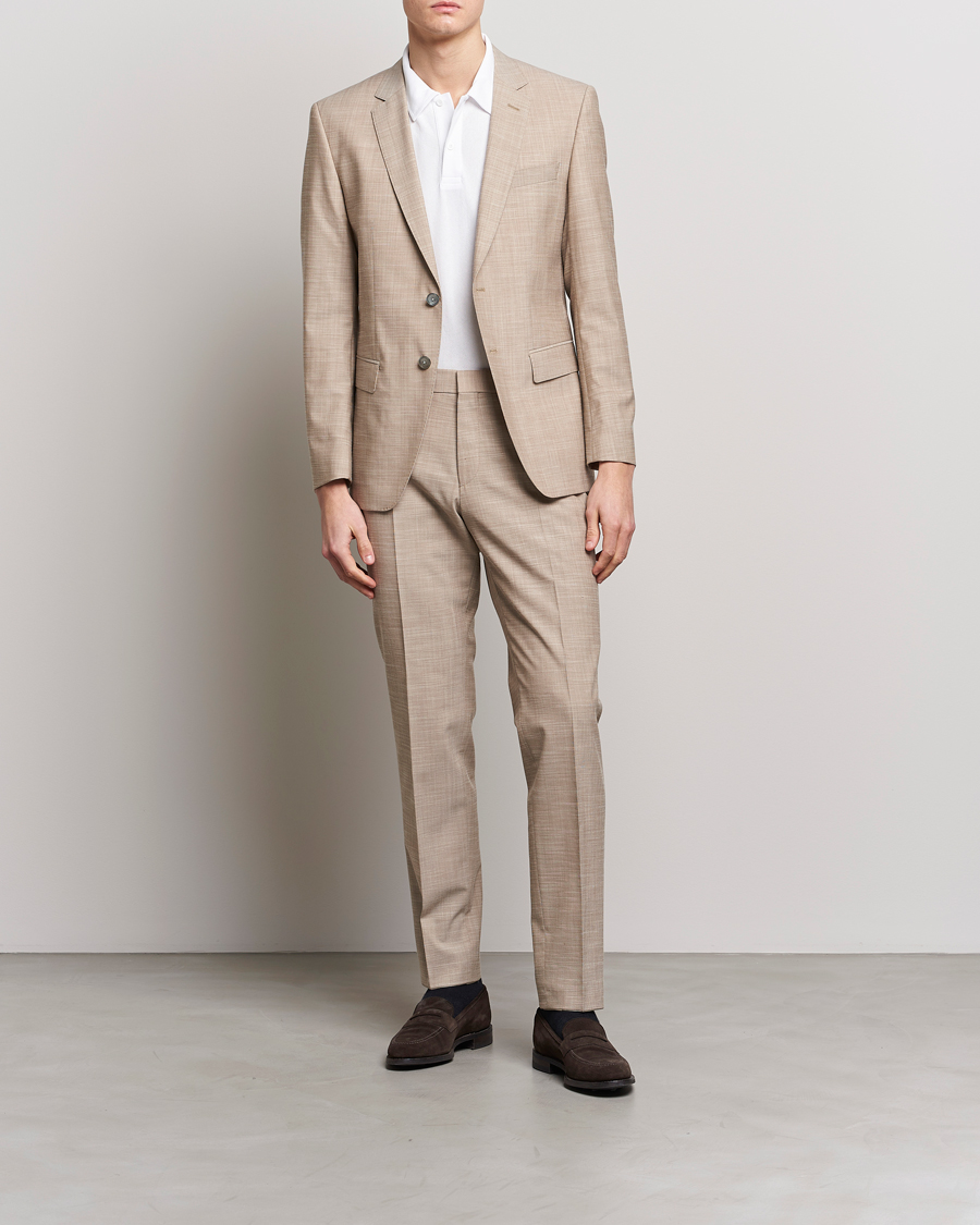 Homme | Blazers | BOSS BLACK | Huge Wool/Cotton Blazer Light Beige