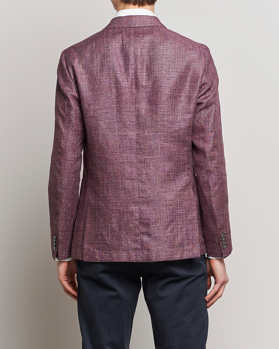 Homme | Blazers | BOSS BLACK | Hanry Linen/Wool Blazer Dark Red