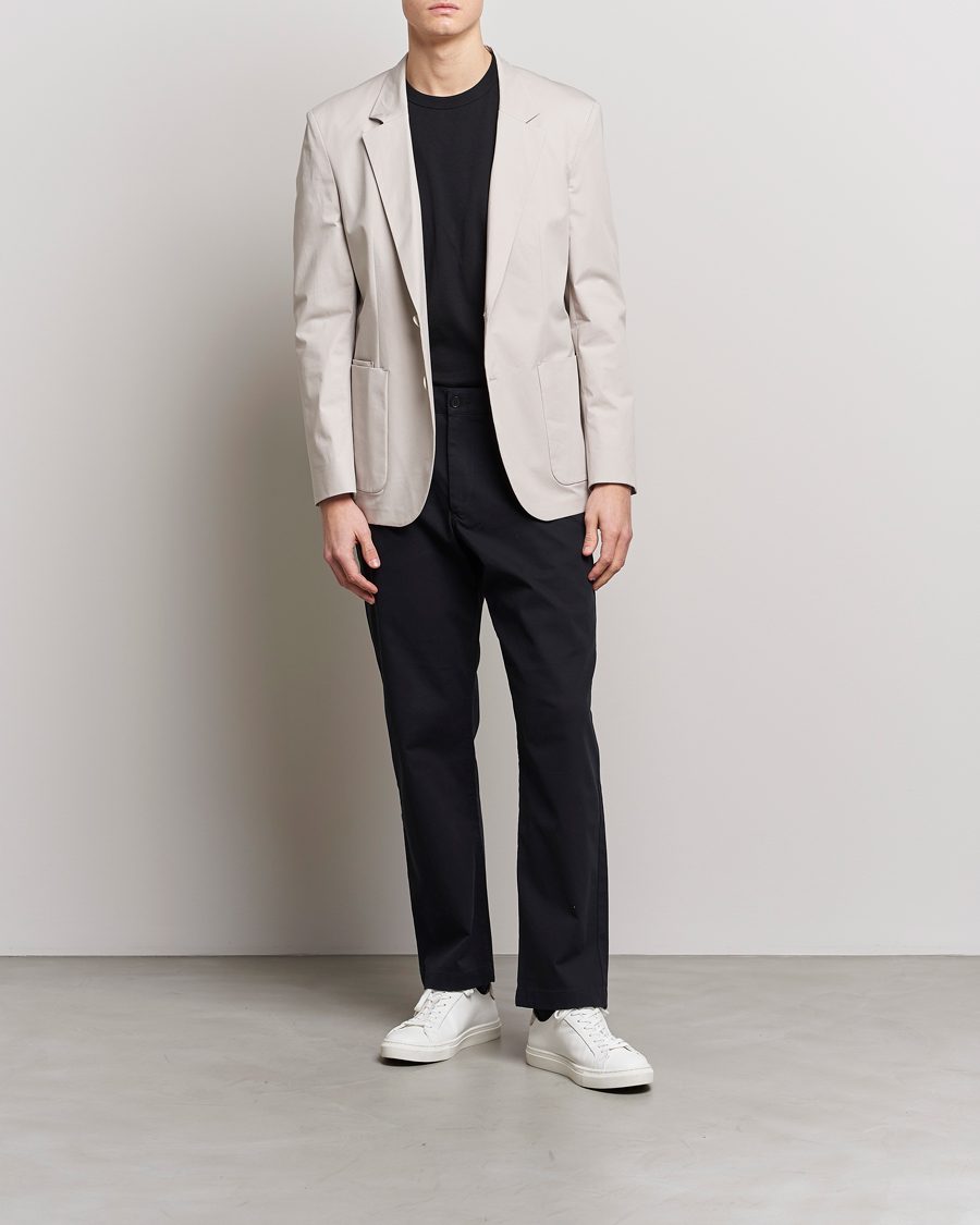Homme | Blazers | HUGO | Haero Cotton Patch Pocket Blazer Light Beiege