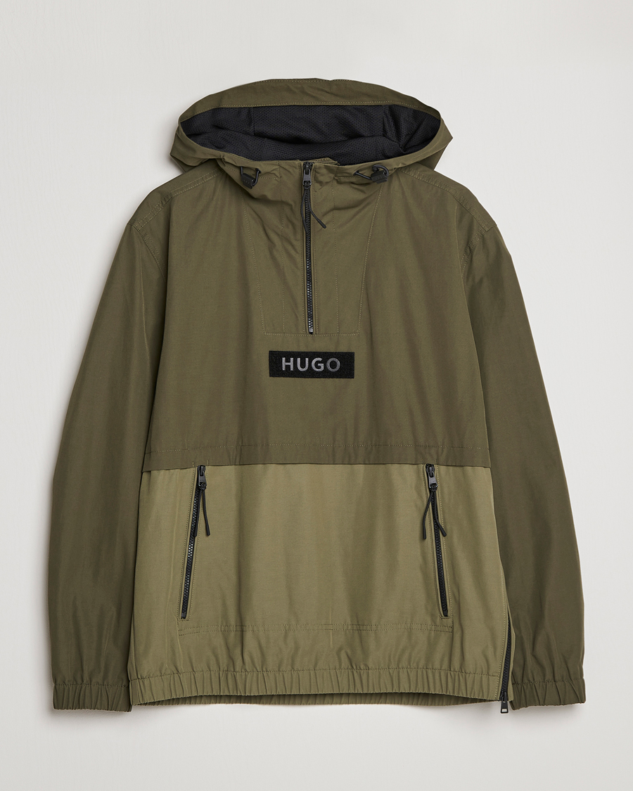 Homme | Manteaux Et Vestes | HUGO | Breaker Anorak Open Green