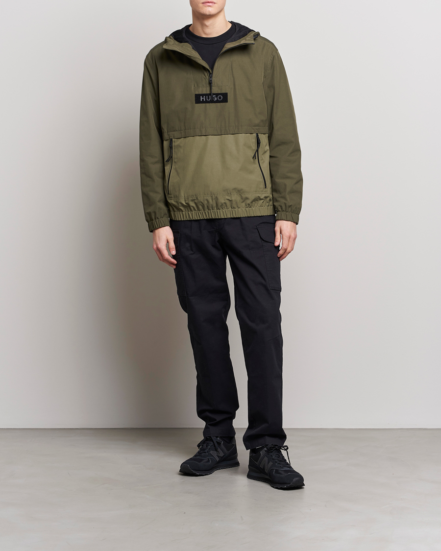 Homme | Manteaux Et Vestes | HUGO | Breaker Anorak Open Green