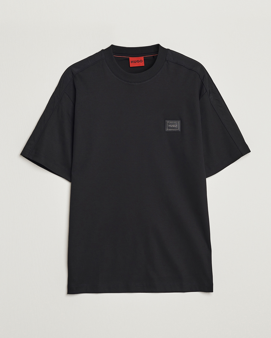 Homme | T-shirts | HUGO | Dalix Logo Crew Neck T-Shirt Black