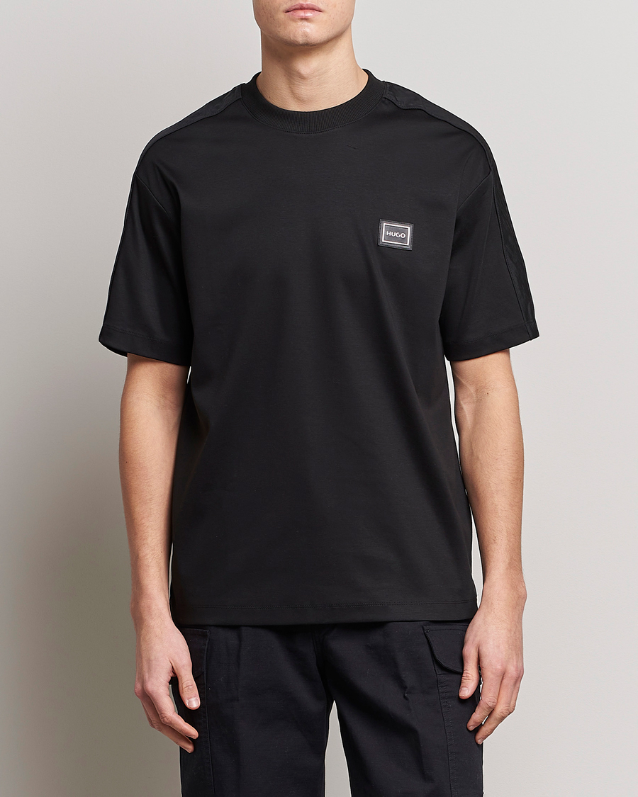 Homme | T-shirts | HUGO | Dalix Logo Crew Neck T-Shirt Black