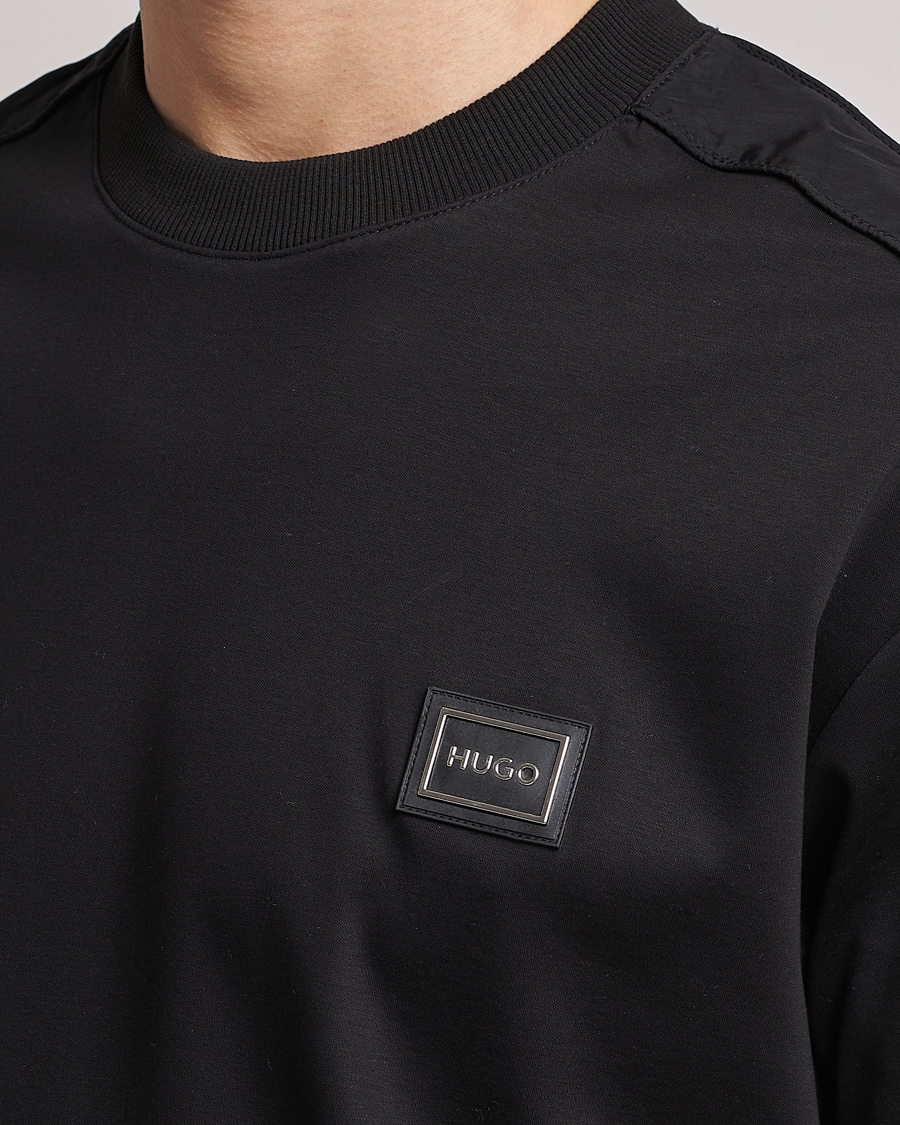 Homme | T-shirts | HUGO | Dalix Logo Crew Neck T-Shirt Black
