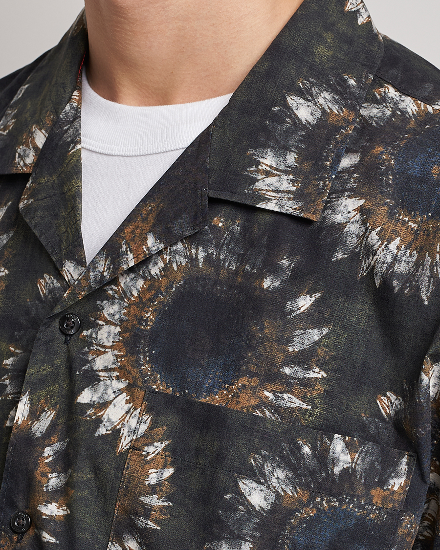 Homme | Chemises | HUGO | Egeeno Printed Resort Collar Short Sleeve Shirt Green