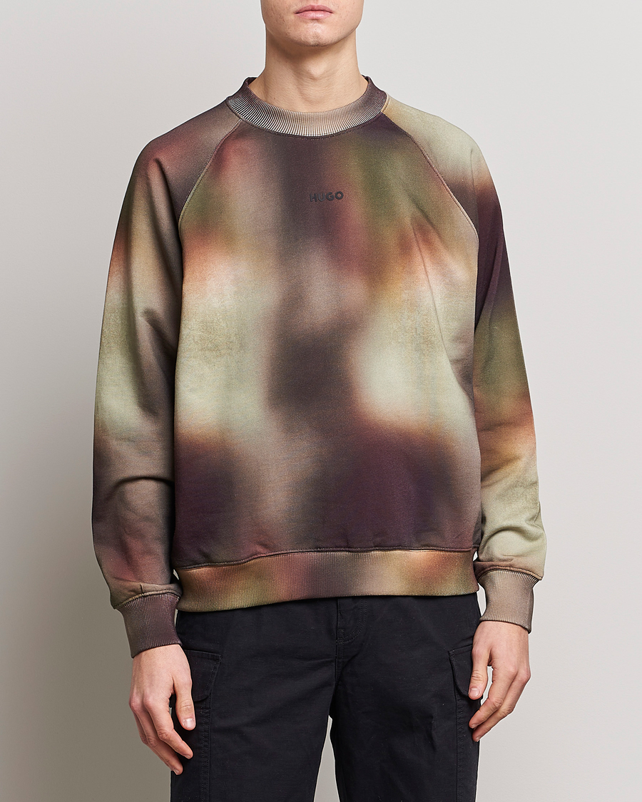 Homme | Pulls Et Tricots | HUGO | Dopiapo Camo Crew Neck Sweatshirt Multi